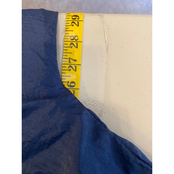 Sport By Carolina Colours Embroidered Jacket Blue Gold Drawstring Large - Picture 6 of 9